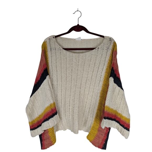 Anthropology By Together oversized open knit sweater medium - Picture 1 of 8